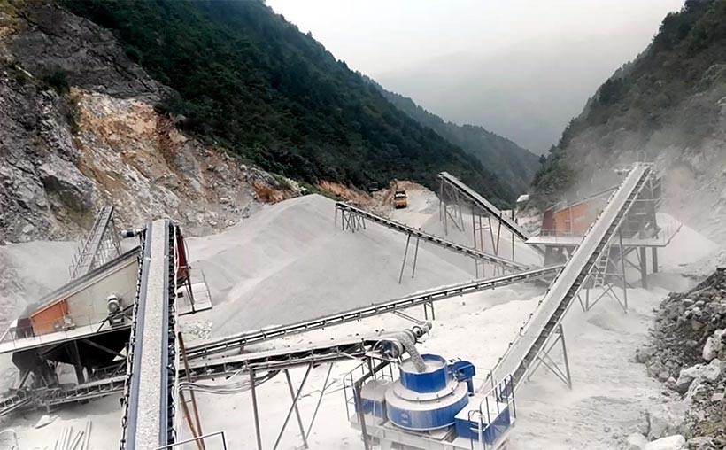 安徽年產(chǎn)100萬噸花崗巖制砂生產(chǎn)線