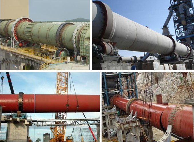 回轉(zhuǎn)窯生產(chǎn)現(xiàn)場(chǎng)