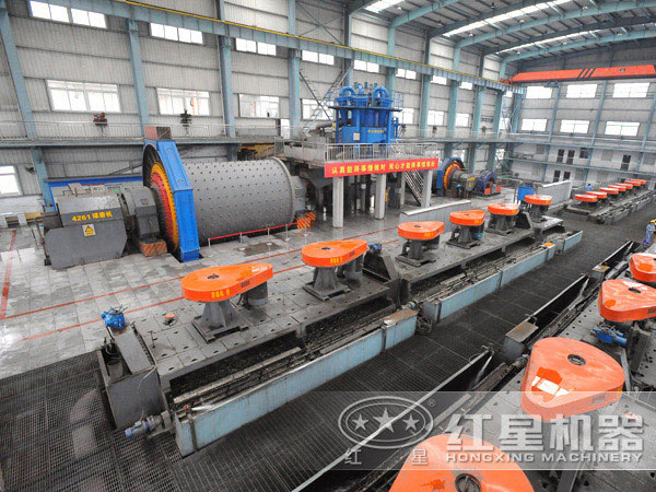 選礦生產(chǎn)現(xiàn)場(chǎng)