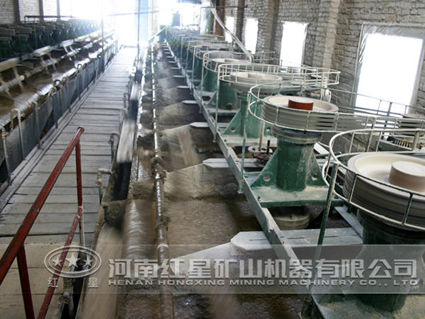 金紅石浮選機(jī)生產(chǎn)現(xiàn)場(chǎng)
