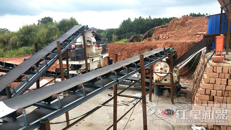 山東客戶：69鄂破配置的制砂生產(chǎn)線