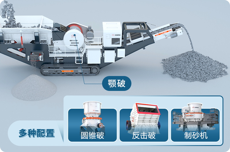 時(shí)產(chǎn)100噸建筑垃圾制砂機(jī)配置多樣，價(jià)格不同