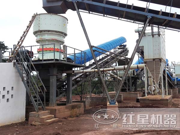 玄武巖圓錐破碎機(jī)應(yīng)用現(xiàn)場(chǎng)圖