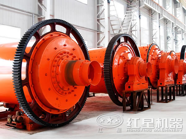 整齊擺放的高細高產(chǎn)球磨機