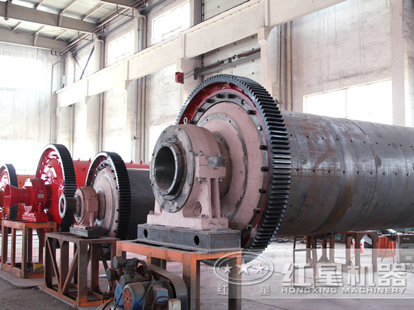 硫錳礦球磨機(jī)半成品車間