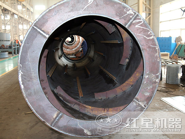 活性炭烘干機(jī)內(nèi)部結(jié)構(gòu)圖