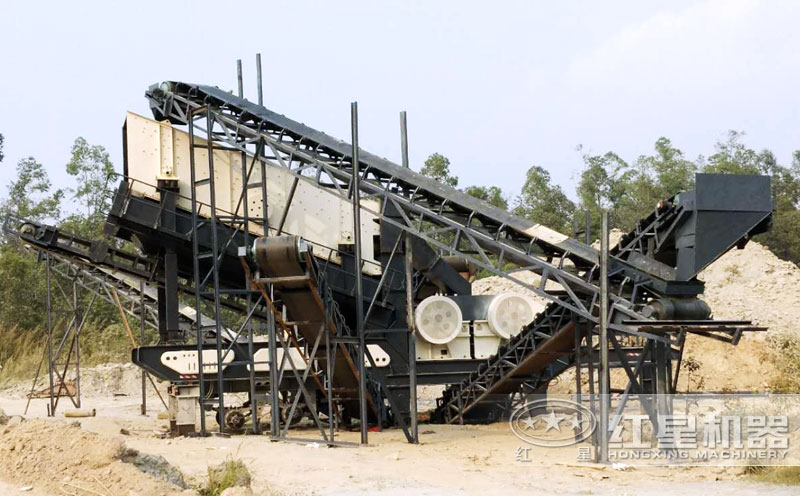 移動破碎站現(xiàn)場實拍