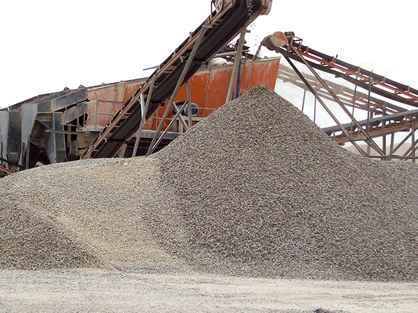 機制砂生產(chǎn)現(xiàn)場