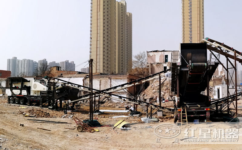 建筑垃圾生產(chǎn)現(xiàn)場(chǎng)