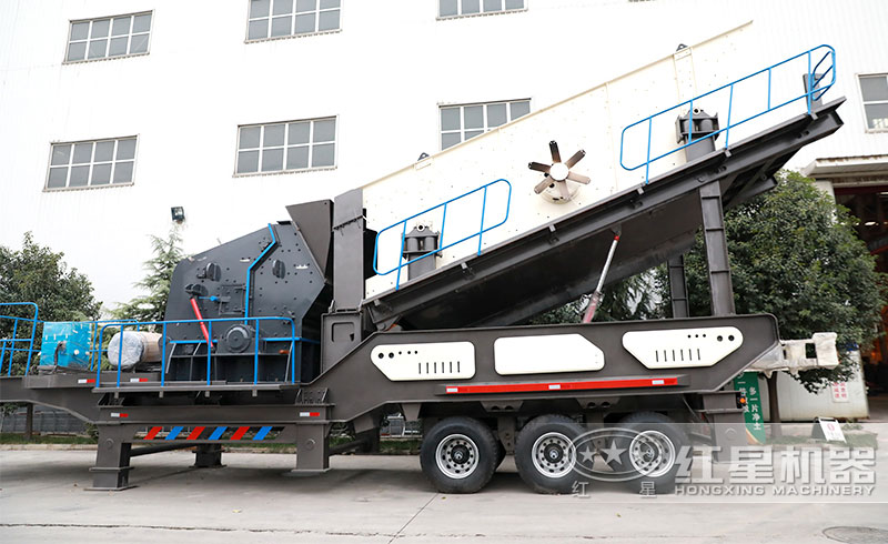 輪胎式移動破篩一體機