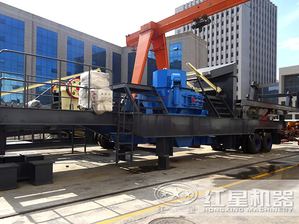 鵝卵石移動(dòng)制砂機(jī)高清實(shí)拍