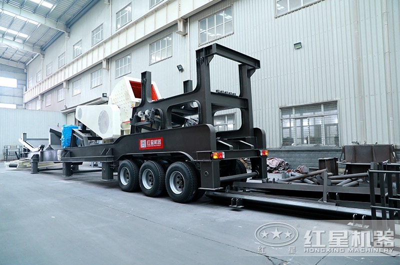 小型簡(jiǎn)化移動(dòng)式建筑石子破碎機(jī)