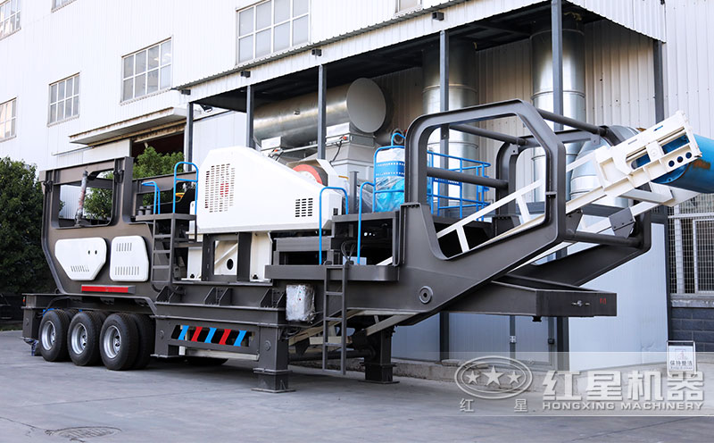 顎破移動石子破碎機