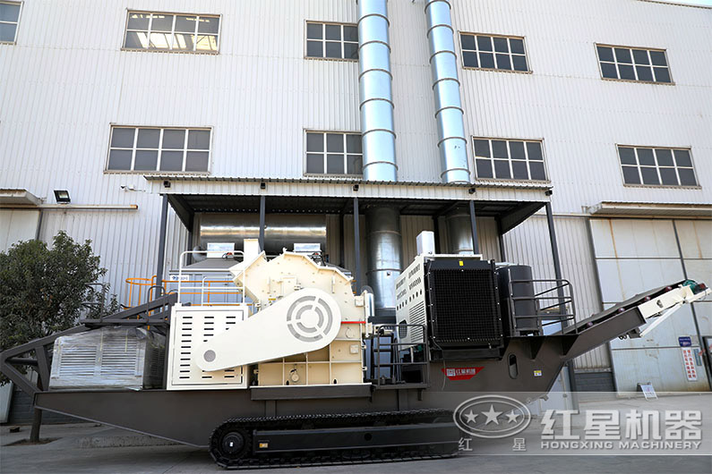 移動(dòng)組合式粉碎石機(jī)