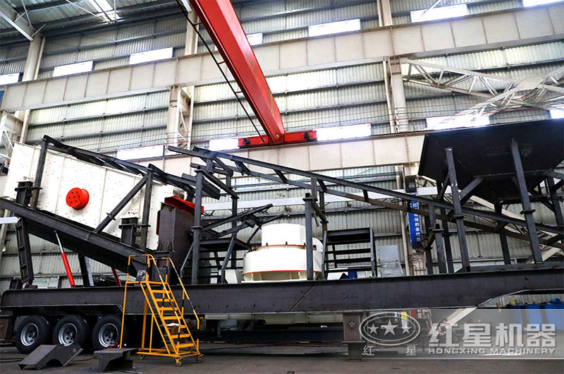 紅星機(jī)器流動(dòng)制沙機(jī)生產(chǎn)車間