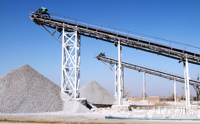 石子加工現(xiàn)場(chǎng)