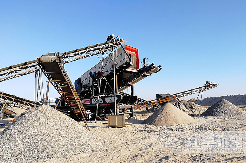 不需要現(xiàn)場安裝的移動(dòng)破碎現(xiàn)場一