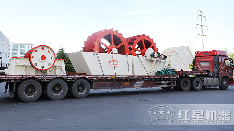 多臺輪斗洗砂機(jī)整裝待發(fā)