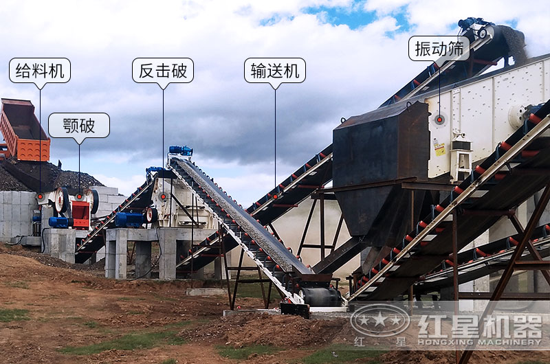 制砂生產(chǎn)現(xiàn)場