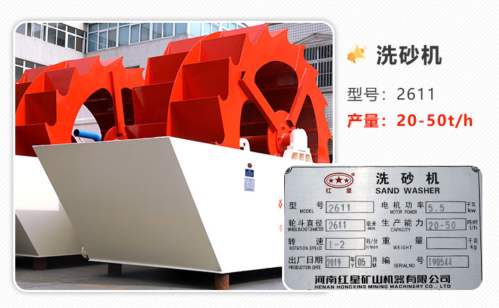 雙輪洗砂機產(chǎn)量介紹