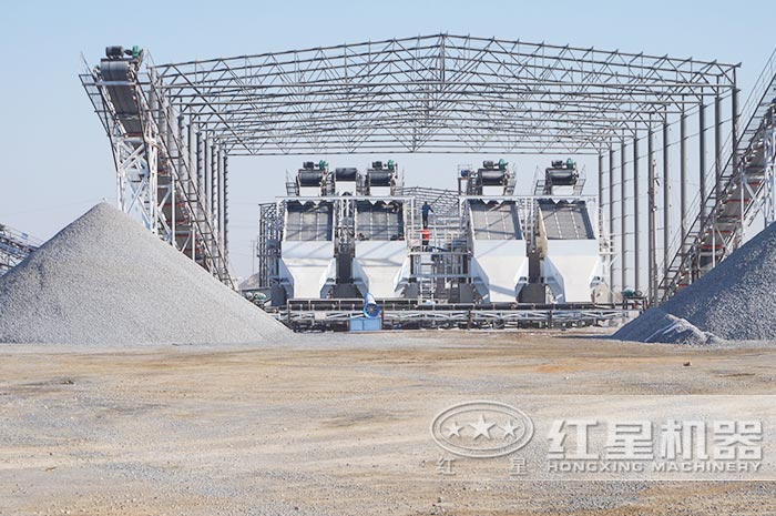 河北時(shí)產(chǎn)1000噸大型石料場(chǎng)現(xiàn)場(chǎng)三