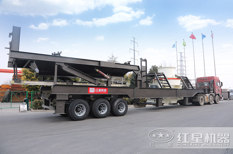 搭載HVI0926機型的移動制砂機發(fā)貨