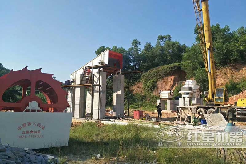 紅星機(jī)器EPC全包制砂洗沙廠項(xiàng)目