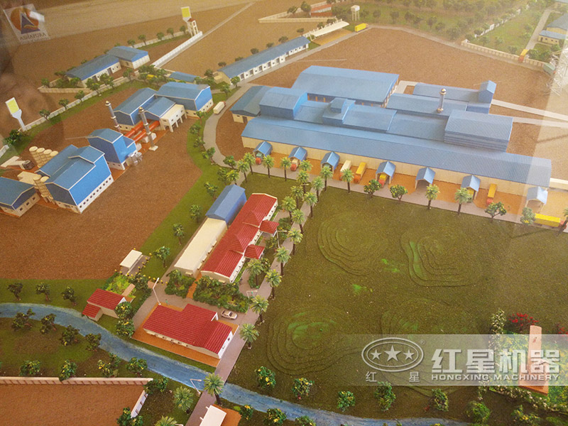 現(xiàn)代化水泥廠建設(shè)模型