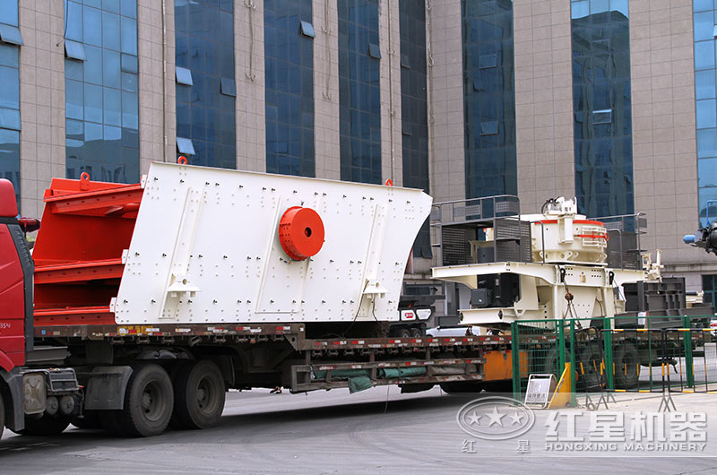 紅星石頭打砂機發(fā)貨進行中