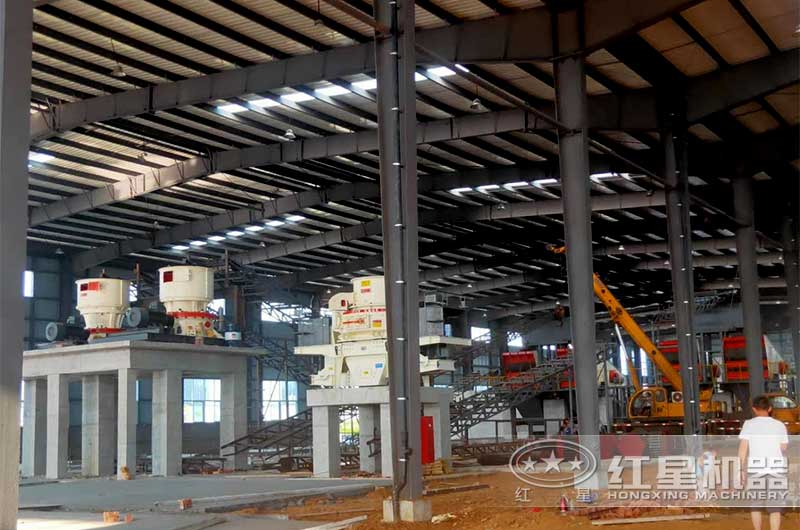 破沙機(jī)現(xiàn)場