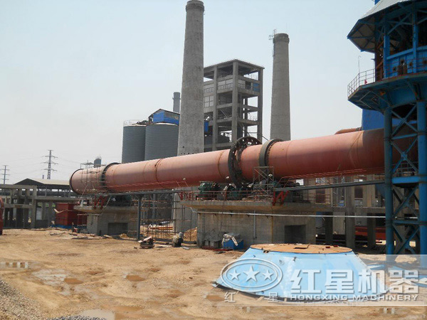 回轉(zhuǎn)窯遠(yuǎn)景實拍展示圖