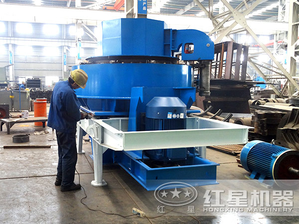 石頭制砂機車間