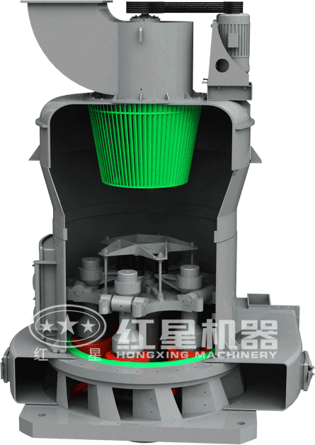 莫來(lái)石雷蒙磨粉機(jī)工作原理