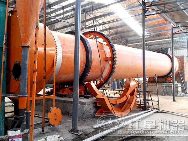 滾筒烘干機生產現(xiàn)場二