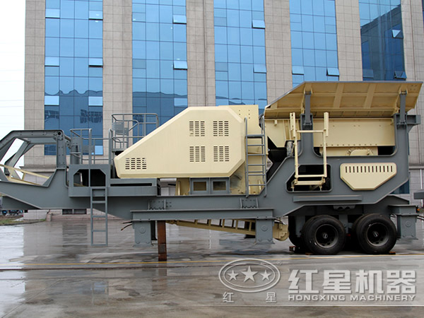 時產(chǎn)300噸車載移動破碎站