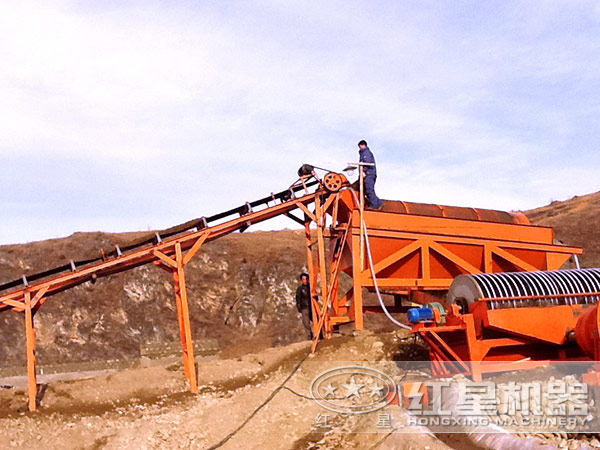 磁選機(jī)現(xiàn)場圖