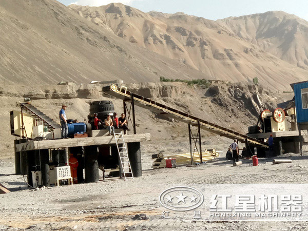 時(shí)產(chǎn)500噸大理石破碎生產(chǎn)線